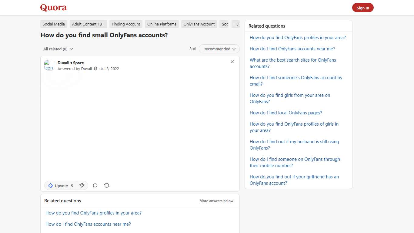 How to find small OnlyFans accounts - Quora
