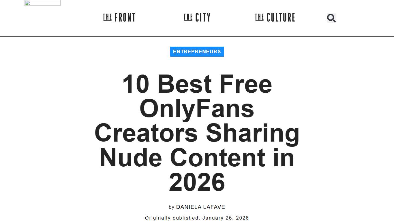 10 Best Free OnlyFans Creators Sharing Nude Content in 2026 - The Village Voice